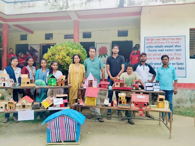 Student project exhibition models